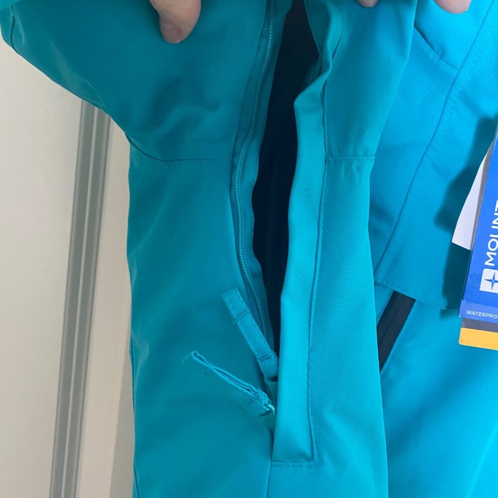 NWT Mountain Warehouse Womens 8 Freezestyle Ski Jacket Turquoise Winter Snow - Picture 7 of 10